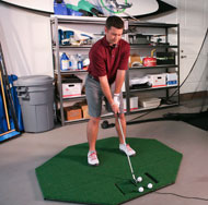 Garage Golf Simulator Swing Analyzer